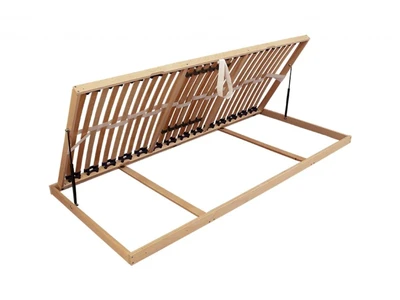 Lamelový rošt v rámu - s bočním výklopem 