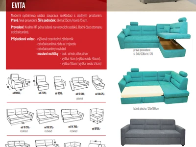 Sedací souprava EVITA