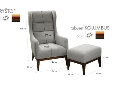 Kraštof Lumco s taburetem