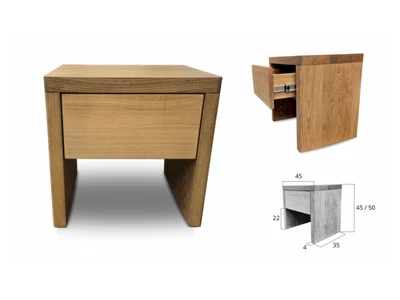 Noční stolek se  zásuvkou 