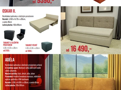 Pohovka ADÉLA + OSKAR