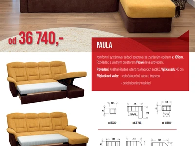 Sedací souprava PAULA