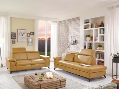 Sedací souprava COOPER-SOFANOVA s možností rozkladu, úložného prostoru, polohovacích područek či opěrek hlavy