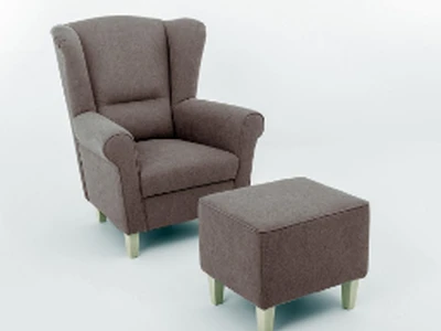 Ušák AVA JIM s taburetem